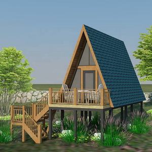 Fabricant leader de maisons en bois triangulaires avec loft, cabane en bois pour location vacances, appartement, chalet, maison de jardin, bureau - Product Image 1