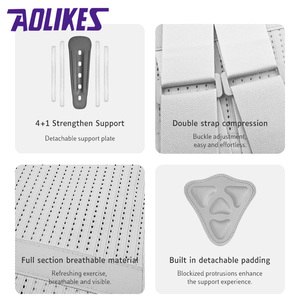 Aolikes 7895 biểu tượng tùy chỉnh mới thoáng khí thấp đau lưng cứu trợ thắt lưng Bảo vệ eo trở lại niềng răng hỗ trợ vành đai - Product Image 5