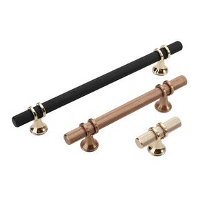 Poignées de tiroir de cuisine nordiques dorées, poignées de <span class=keywords><strong>placard</strong></span> en laiton, boutons en relief, meubles, armoires, <span class=keywords><strong>porte</strong></span>, poignée moletée, poignée moletée 4451B - Product Image 3