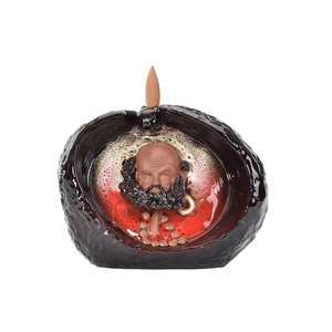 Personalized Ceramic Backflow <strong>Incense</strong> Burner Guanyin Buddha Shape Flowing <strong>Incense</strong> Cone <strong>Holder</strong> <strong>Aromatherapy</strong> <strong>Diffuser</strong> - Product Image 5