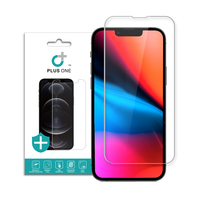 Protecteur d'écran en verre trempé pour iPhone 13 14 15 Pack de 3 packs avec kit d'installation et cadre