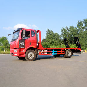 Nouveau <span class=keywords><strong>camion</strong></span> plateau de transport de marchandises 4x2 personnalisé par le fabricant pour excavatrice et chargeuse - Product Image 1