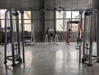 Câble croisé Commercial Fitness Gym équipement câble entraînement corps Shaper double poulie réglable Smith Lat Pulldown Pec Fly
