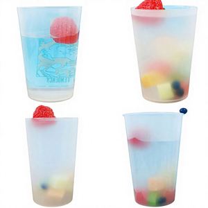 Vaso Ecológico Clásico de PP Esmerilado de 10 oz/300 ml, Libre de BPA, con Logotipo Personalizado para Fiestas, Campamentos, Bodas y Viajes - Product Image 4