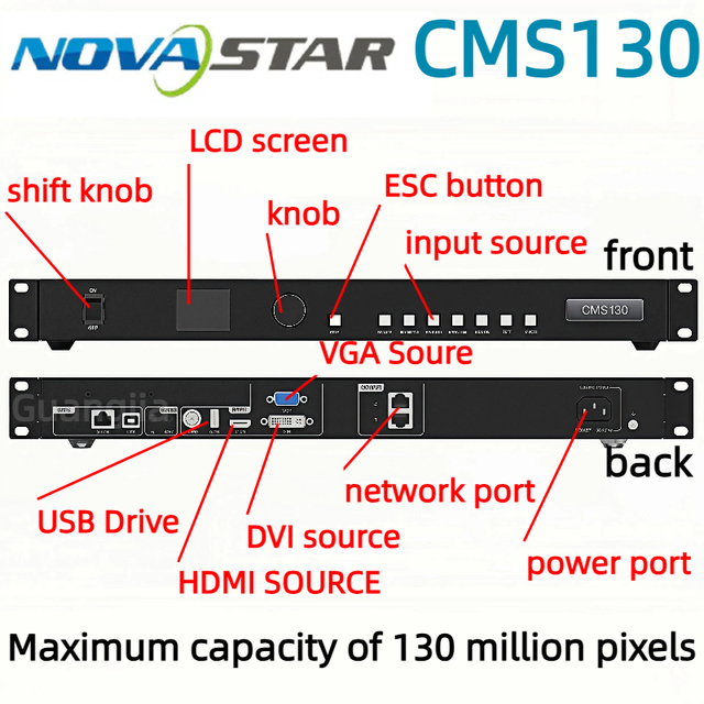Quick Delivery Novastar CMS130 All-in-One LED Video Processor for Music and Dance Performance or Evening Banquet or Dinner Party