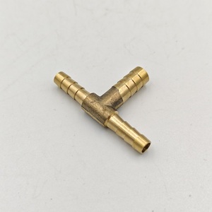 1/4 "(6mm) ข้อต่อตัวทีก้านทองเหลืองสำหรับ1/4" ท่อไอดีแยกสหภาพ<span class=keywords><strong>3</strong></span>ทางสำหรับท่ออากาศเชื้อเพลิงน้ำ - Product Image 5