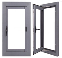 Système de Porte Coulissante Double en Verre Moderne Vente Directe d'Usine Design Minimaliste pour Usage Résidentiel Cadre Fin Isolation Phonique