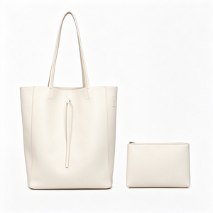 Bolsos de Mano Negros Clásicos Grandes Personalizados de Moda 2025, Bolsa de Compras para Mujer, Bolsa de Mano Femenina de Fin de Semana, Bolsa de Cuero PU con Borlas - Product Image 5