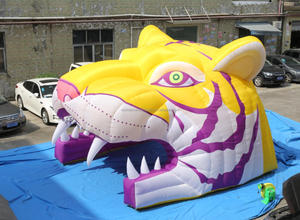 Túnel inflable de oso de fútbol, túnel de oso inflable personalizado para eventos de fútbol - Product Image 2