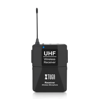 Microphone cravate sans fil cardioïde XTUGA CM8 pour appareil photo reflex numérique, smartphone et caméscope