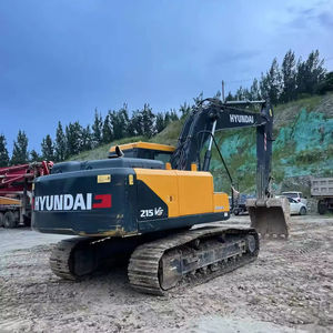Excavatrice sur chenilles Hyundai d'occasion, 80% neuve, Hyundai 215VS, faible nombre d'heures, d'occasion, Corée, prix bas, bon état, à vendre - Product Image 3