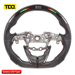 Volante de fibra de carbono TDD LED para Hyundai Veloster, personalizable. - Product Image 2