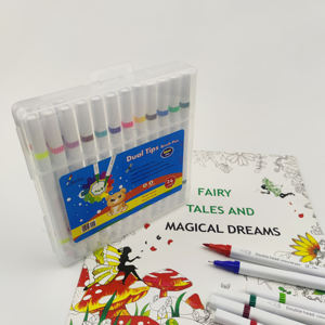 Juego de Marcadores de Doble Punta con 100 Colores, Punta Fina, para Colorear para Adultos, Manga, Caligrafía - Product Image 6