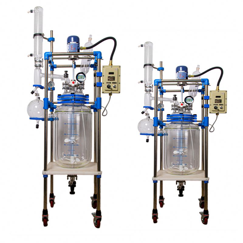 Промышленный партийный реактор 100 л с высококачественным боросиликатным стеклом