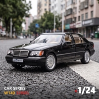 DREA W140 320sel Modèle de voiture miniature de collection en métal moulé sous pression 1:24