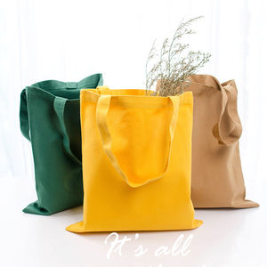 Nuevo diseño personalizado <span class=keywords><strong>popular</strong></span> Bolsas de lona de algodón Ecológico Moda Impreso Patrón de letras - Product Image 1