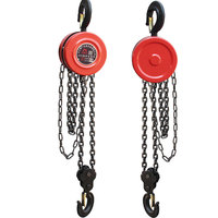 Palans à chaîne manuels miniatures HSZ 2 tonnes 5t, système de levage à poulie, construction métallique, protection IP55, vitesse de levage 6m/min, treuil manuel 6mm