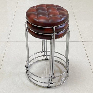 <span class=keywords><strong>Chaise</strong></span> de restaurant empilable pour usage domestique et commercial, avec coussin épais et confortable, design moderne et robuste - Product Image 3