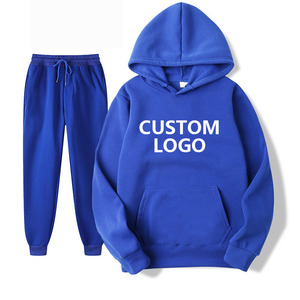 Ensemble sweat-shirt et pantalon de survêtement en polaire polyester multicolore pour sports d'hiver, 2 pièces, homme, unisexe, veracap LF0007 240g - Product Image 1
