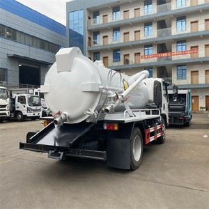 Isuzu 4X2 Waste Sewage Suction Truck Cesspool Emptier Vehicle for Sale - Product Image 4
