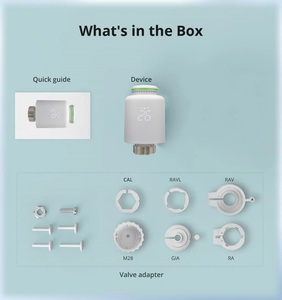 Valve <span class=keywords><strong>thermostatique</strong></span> intelligente pour <span class=keywords><strong>radiateur</strong></span> Tuya WiFi, thermostat programmable pour <span class=keywords><strong>radiateur</strong></span>, affichage LED, compatible avec Alexa Google Home - Product Image 6