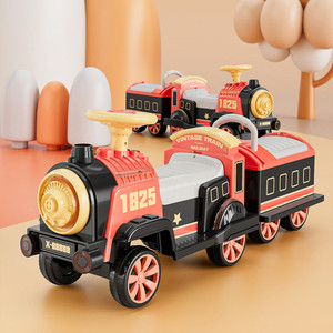 Nouvelle voiture électrique <span class=keywords><strong>pour</strong></span> enfants, quatre roues, télécommande, <span class=keywords><strong>petit</strong></span> <span class=keywords><strong>train</strong></span>, hommes et femmes, enfants peuvent s'asseoir, voiture à batterie double <span class=keywords><strong>pour</strong></span> bébé - Product Image 4
