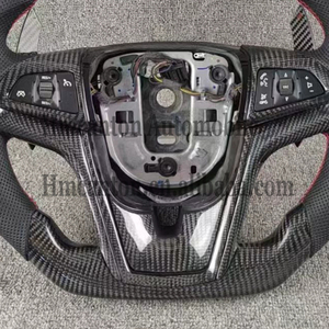Venta Directa de Fábrica, Volante de Cuero Perforado con Fibra de Carbono para Automóvil - Product Image 4