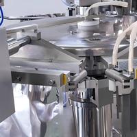 Machine de remplissage et de scellage automatique de sachets Doypack à fermeture éclair électrique avec économie d'énergie, haute productivité et compatibilité film
