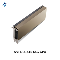 A16 64GB GDDR6 250W Ampere GPU Dual Slot FHFL untuk Transkoding Video Workstation Cloud VDI Enterprise