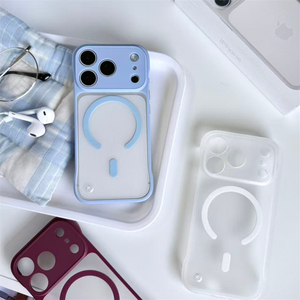 เคสโทรศัพท์พีซีแบบบางพิเศษไร้ขอบ สำหรับ iPhone 18 17 Air 16 15 Pro Max พร้อมตัวป้องกันเลนส์แม่เหล็กหลากสี ฝาหลังแข็ง - Product Image 6