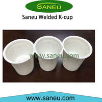 Machine à sceller automatique électrique SANEU SA-4 pour dosettes de café K-Cup, en bois et acier inoxydable, plateau de 51 mm, scelleuse thermique 110V pour emballage alimentaire