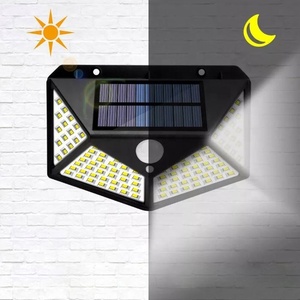 Luz Led de inducción de cuerpo humano para jardín, Sensor de movimiento inteligente, lámparas de pared solares impermeables para exteriores, gran oferta - Product Image 1