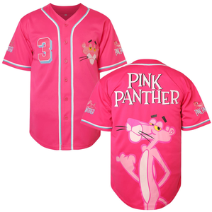 Kaus olahraga bola lunak bisbol anak-anak kualitas tinggi kustom kaus bisbol pola kartun jahitan bordir - Product Image 6