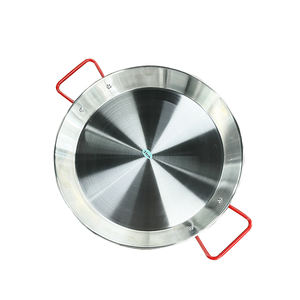 Hot Sale Home Kitchen Restaurant Various Sizes Frying <strong>Pan</strong> Stainless Steel <strong>Paella</strong> <strong>Pan</strong> with Handles - Product Image 5