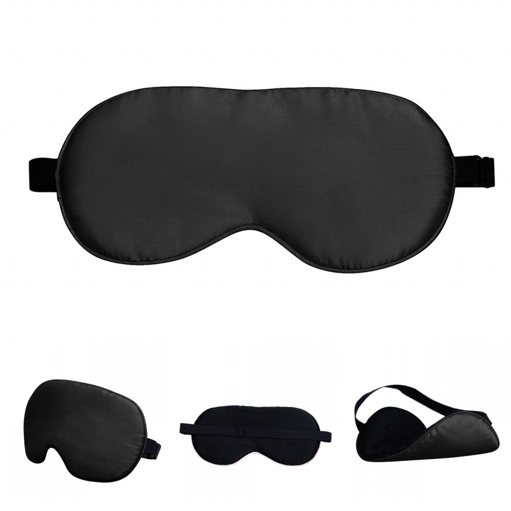 100% натуральная шелковая накладка на глаза для сна, гладкая мягкая маска для сна с регулируемыми блоками ремней, легкая накладка на глаза, повязка на глаза
