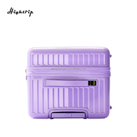 Valise à roulettes rigide moderne avec serrure TSA, fermeture éclair, roues à 360 degrés, construction en PC durable, légère et résistante à l'eau