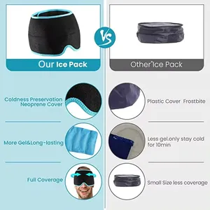 Compresa de Gel sólido flexible suave y lavable de larga duración, envoltura de terapia para aliviar la tensión, dolor de cabeza, migraña, tapa envolvente para aliviar - Product Image 3
