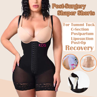 Prenda de compresión para mujer, faha colombiana, poscirugía, liposucción, moldeador de cuerpo, levantador de glúteos, calzoncillos, fajas moldeadoras de Control de barriga