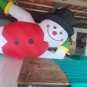 Kunden spezifische aufblasbare riesige Weihnachts lebkuchen manOutdoor-Werbung aufblasbare Puppe - Product Image 5