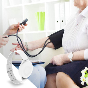 W8 BLE 5.0 IOT สร้อยข้อมือทางการแพทย์พร้อมเปลี่ยนสายรัดปุ่มทริกเกอร์ iBeacon ฟังก์ชันชิป NRF52 - Product Image 5