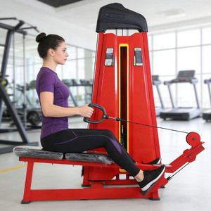 Station d'entraînement dorsale pneumatique réglable pour exercices de traction longue, avec câble de 6,0 mm, pour machine biomecanique Cheernin Seated Row - Product Image 1