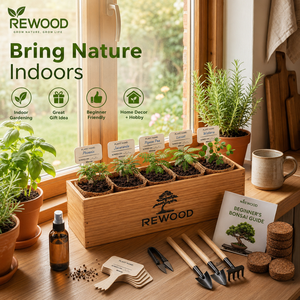<strong>Bonsai</strong> <strong>Tree</strong> Kit DIY Indoor Gardening Craft for 22-Piece Complete Starter Kit 5 Varieties Japanese <strong>Bonsai</strong> <strong>Seeds</strong> - Product Image 6