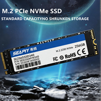 SSD interne NVMe M.2 2280 de 256 Go, 7400 Mo/s, faible latence, pour serveur, station de travail, ordinateur portable de jeu, OEM, SSD NVMe personnalisé