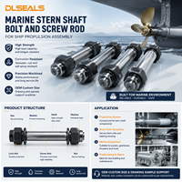 Marine Stern Shaft Bolt and Screw Rod for Ship Propulsion Assembly OEM Custom Size Drawing Sample Support