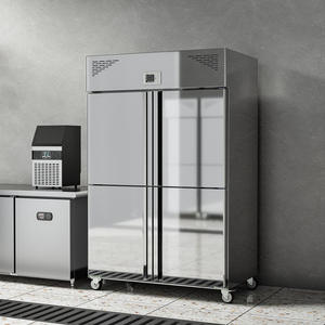 Réfrigérateur <span class=keywords><strong>professionnel</strong></span> à grande capacité à <span class=keywords><strong>2</strong></span> <span class=keywords><strong>portes</strong></span>, en acier inoxydable, pour la restauration industrielle - Product Image 4