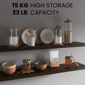 Ecco 47 In Wide <b>Floating</b> <b>Shelves</b> Set Of 2 <b>Wall</b> Decor Storage Book <b>Shelves</b> For Bedroom Bathroom Living Room - Product Image 6
