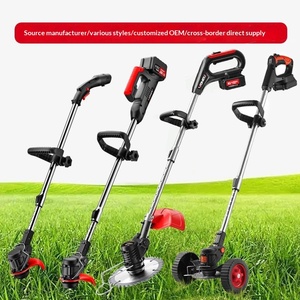 Tondeuse à gazon <span class=keywords><strong>sans</strong></span> fil portable, tondeuse à gazon électrique à batterie, débroussailleuse manuelle professionnelle pour l'élagage des jardins et des cours - Product Image 2