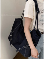 Nouveau design 2026 – Sac fourre-tout vintage surdimensionné pour femme, sac à bandoulière décontracté personnalisé en usine pour le style urbain et les sorties quotidiennes