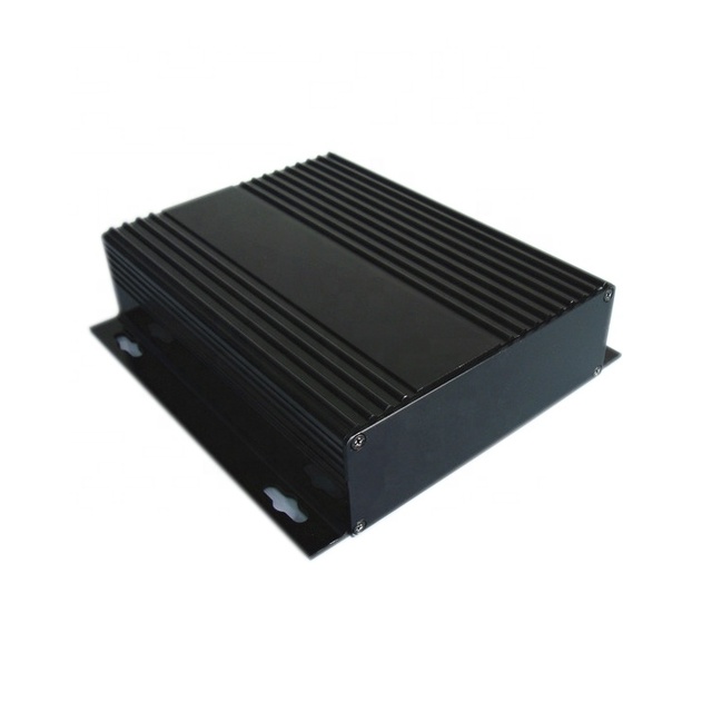 Factory Custom Aluminum Extruded Housing Power Amplifier Case Box Anodized Automobile Extrusion Aluminium Electronic Enclosure