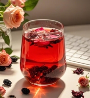 Teh Kesehatan Pelangsing Bunga Hibiscus Sabdariffa Kering Grosir, Umur Simpan 24 Bulan, Asal Guangxi
